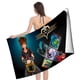 thumbnail image 4 of Kingdom Hearts Toalla de playa de secado rápido con diseño temático, regalo para mujeres y niñas, ideal para cumpleaños, fans, amantes de la música, uso en la playa o al aire libre, 78 × 180 cm, 4 of 6