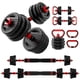 thumbnail image 1 of Juego de mancuernas ajustables SCEPKN 4 en 1 de 6 a 22,5 kg para gimnasio en casa, 1 of 9