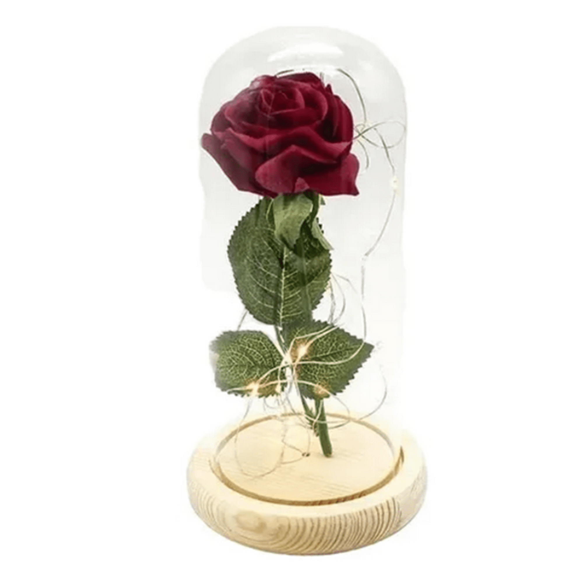 Genérico - Rosa Eterna Encapsulada Luz Led San Valentín