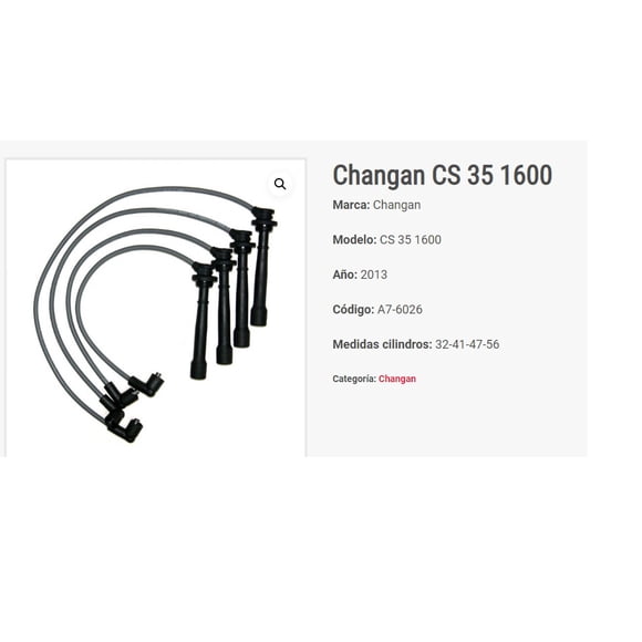 Cables De Bujía Changan Cs35