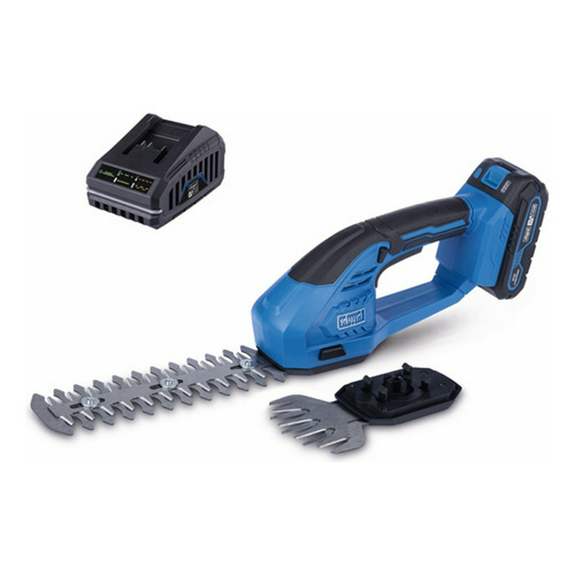 Cortasetos Ornamental Y Bordeadora Inalambrica 20v - Scheppach