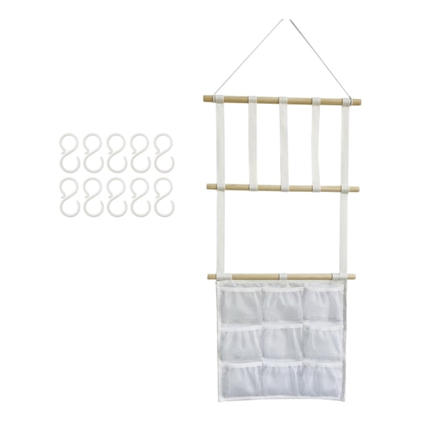 Soporte Para Moños Para El Cabello, Organizador De Moños Para El Cabello Para Dormitorio, Guardería, Dormitorio De Niña Con 10 Pinzas