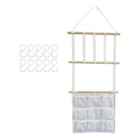 Bothyi - Soporte Para Moños Para El Cabello, Organizador De Moños Para El Cabello Para Dormitorio, Guardería, Dormitorio De Niña Con 10 Pinzas