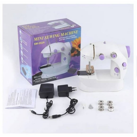 Máquina Coser Portátil Pedal Eléctrica Mini Maquina