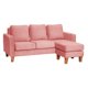 thumbnail image 3 of Seccional Venecia Intercambiable Tela Velvet Palo Rosa, 3 of 5