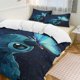 thumbnail image 3 of 3 Pieces Cute Stitch Bedding Comforter Set Full with 2 Pillowcases for Kids Teens Girls Women Microfiber Easy Wash Light Breathable Cozy White Base Bed Sheets, 3 of 5