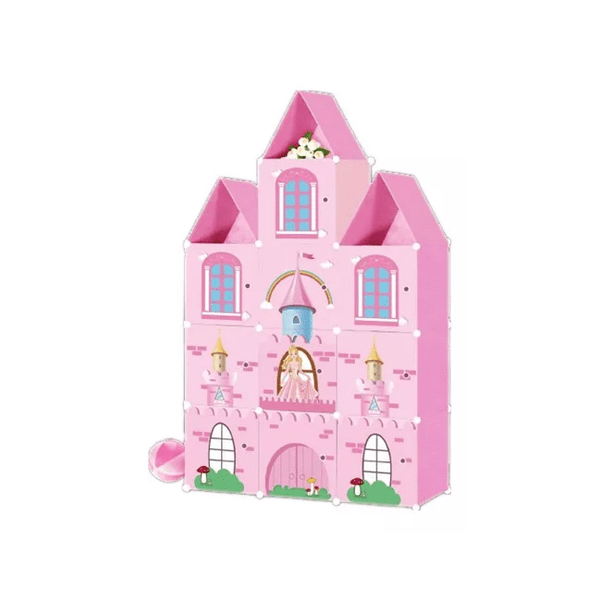 Genérico - Ropero Y Cubo De Almacenamiento Para Niños Y Niñas, Multicolor