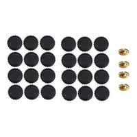 Genérico - Pack 24 Moldes De Tartaleta Molde Tarta Individual Fija