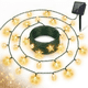 thumbnail image 1 of Guirnalda Solar Navidad Cálida 4m 20 Led Estrellas Esferas, 1 of 10