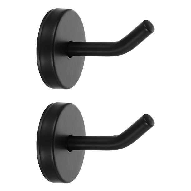 Uxcell 2 Paquete de Ganchos para Abrigos de 2 Pulgadas, Gancho de Montaje en Pared de Acero Inoxidable con Nariz Larga, Perchas para Batas y Toallas con Tornillos para Sala de Estar, Baños y Armarios