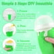 thumbnail image 4 of Máquina para hacer vasos para granizados ROEDEER, tamaño grande, 500 ml, silicona, color verde, 4 of 6