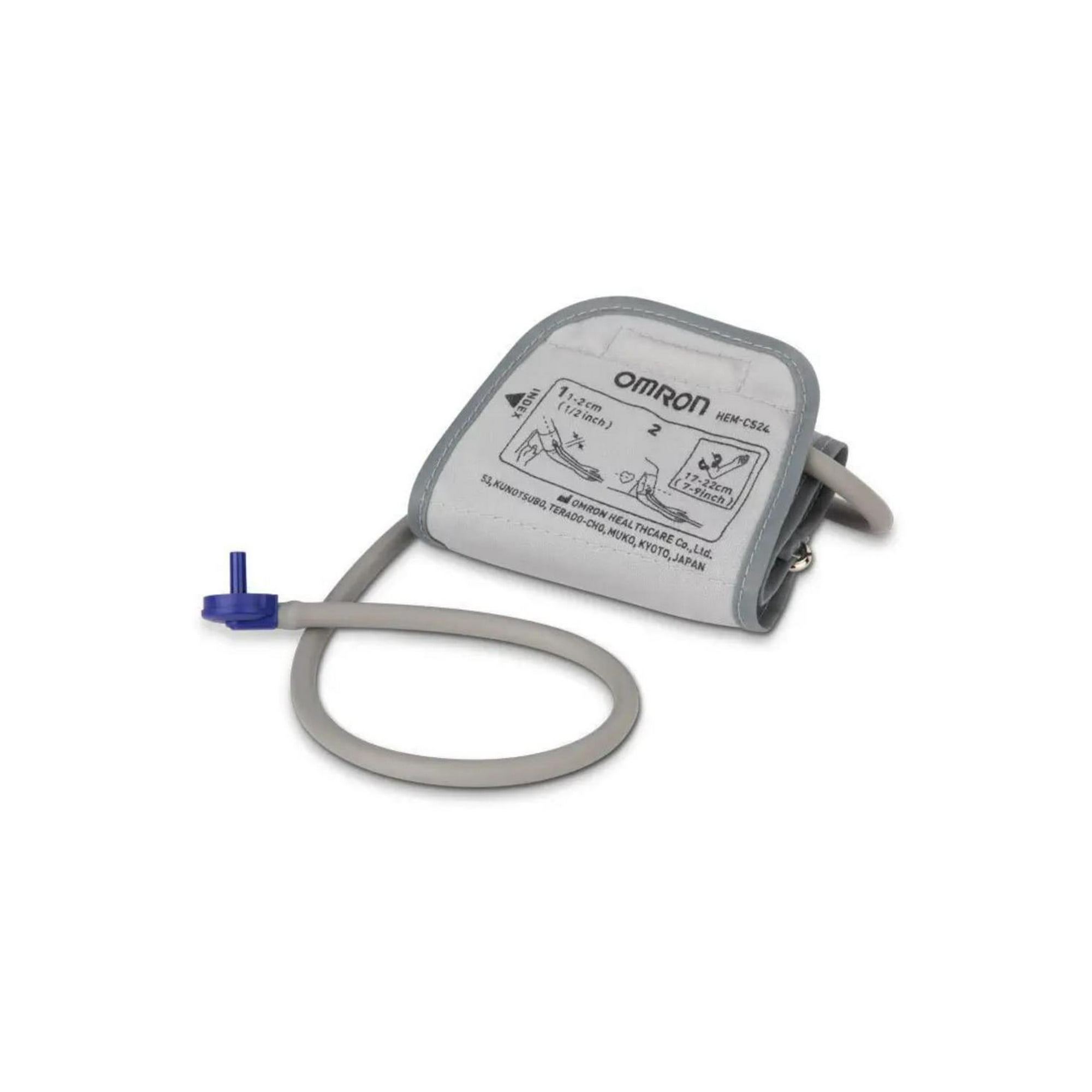 Brazalete Pediatrico D-ring Omron (17-22cm) Gris