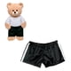 thumbnail image 2 of Short deportivo negro Build a Bear para peluche, 2 of 2
