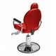 thumbnail image 4 of Sillon Barbero Silla Barberia Peluqueria Hidraulico Rojo, 4 of 7