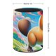 thumbnail image 2 of Capibara-theme Cylinder Pen Holder Pencil Organizer with Flannel Lining PVC Leather Material Cardboard Base for study work 10*8CM, 2 of 6