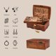 thumbnail image 4 of Caja de joyería EURIELK mediana 26 × 18 × 10 cm con cerradura, 4 of 7