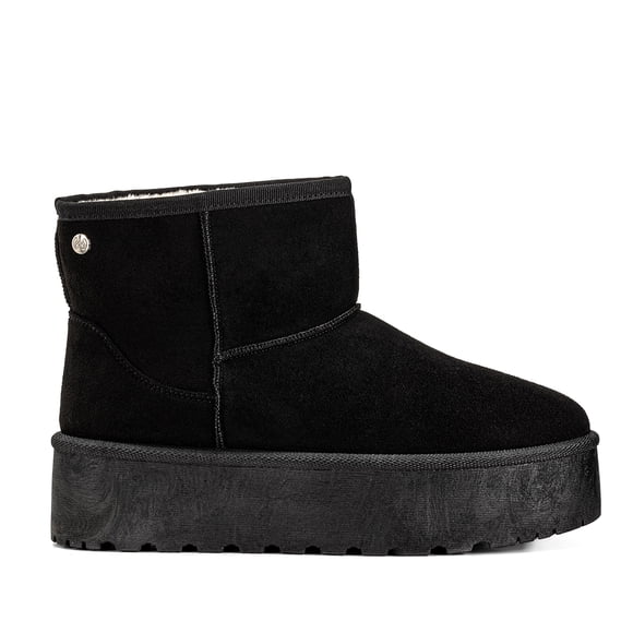 Botin Negro Casual Mujer Weide LT122