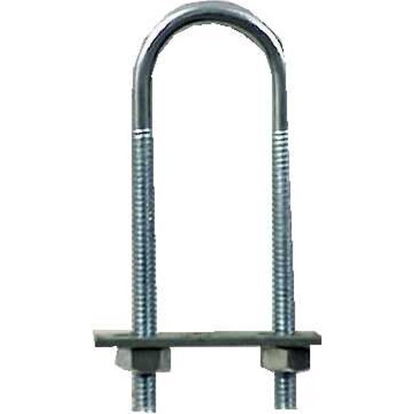 Perno en U ACE Hampton de 0,6 cm x 2,5 cm x 8 cm, acero zincado
