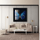 thumbnail image 3 of Pintura Decorativa Con Diseño De Mariposa Azul Arte Precioso, 3 of 5