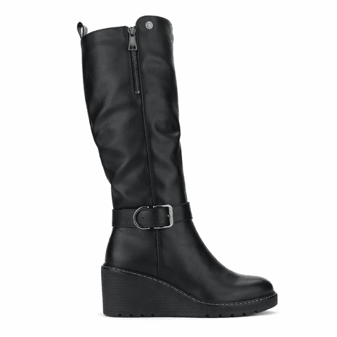 Bota Negro Mujer Casual Chalada Weding