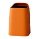 thumbnail image 5 of Bote de Basura Cesto de Basura 10L Cubo de Basura Moderno Papelera de Reciclaje Rectangular Papelera para Inodoro Cocina Baño Dormitorio Sala de Estar , Naranja, 5 of 5