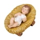 thumbnail image 1 of Estatua De Jesús En El Pesebre, Figura De Resina De Regalo Para Escritorio, Dormitorio, Sala De Estar, Cama Redonda Vestida, 1 of 5
