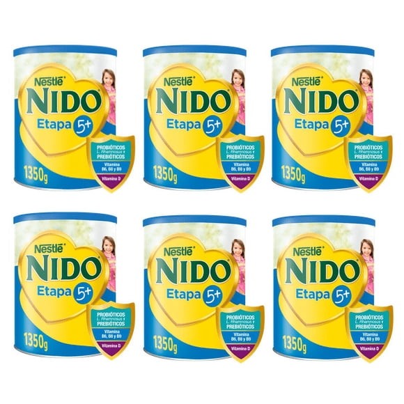 Pack 6 Leche Nido 5+ Protectus® 1350g +5 años
