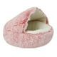 thumbnail image 5 of Cama Semicerrada Para Gatos, Nido Suave Antideslizante Para Dormir, Cálido Para Invierno, Para Cachorros, Rosa, 5 of 6