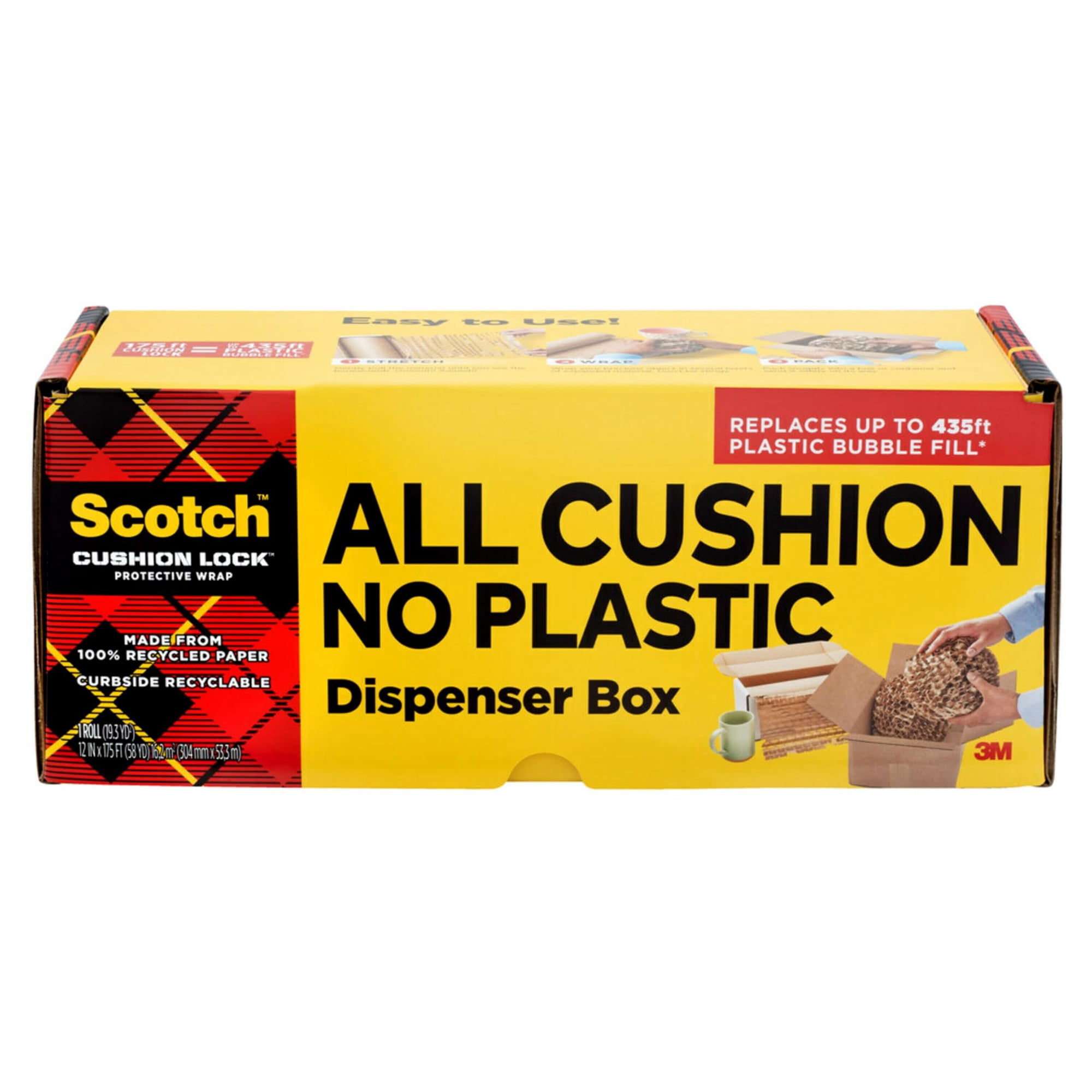 Scotch - Funda Protectora Para Cojín Escocés Con Cierre De Cojín 30 48 Cm X 53 34 M Papel