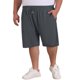 thumbnail image 4 of INSPIRE CHIC Pantalones Cortos Deportivos para Hombre Grandes y Altos con Bolsillos con Cremallera por Encima de la Rodilla y Cintura con Cordón 2XL Gris, 4 of 5