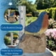 thumbnail image 2 of Pluviómetro decorativo Bluebird de resina para exterior 13 cm, 2 of 6