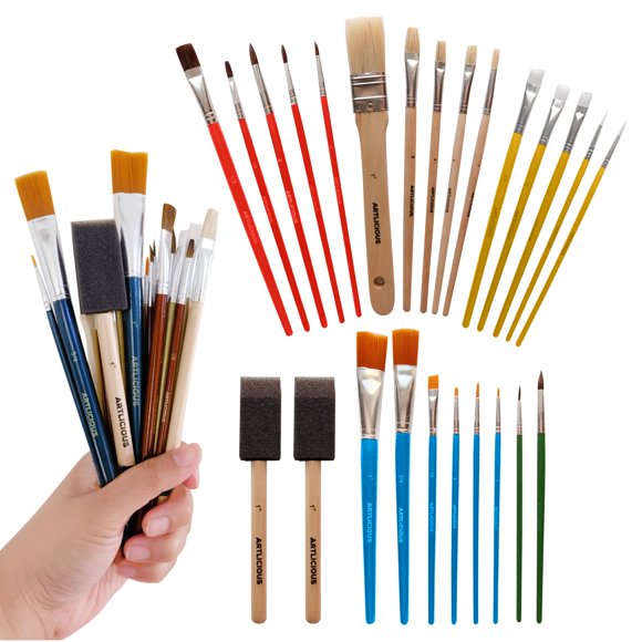 Set de pinceles Artlicious 25 piezas para pintura acrílica