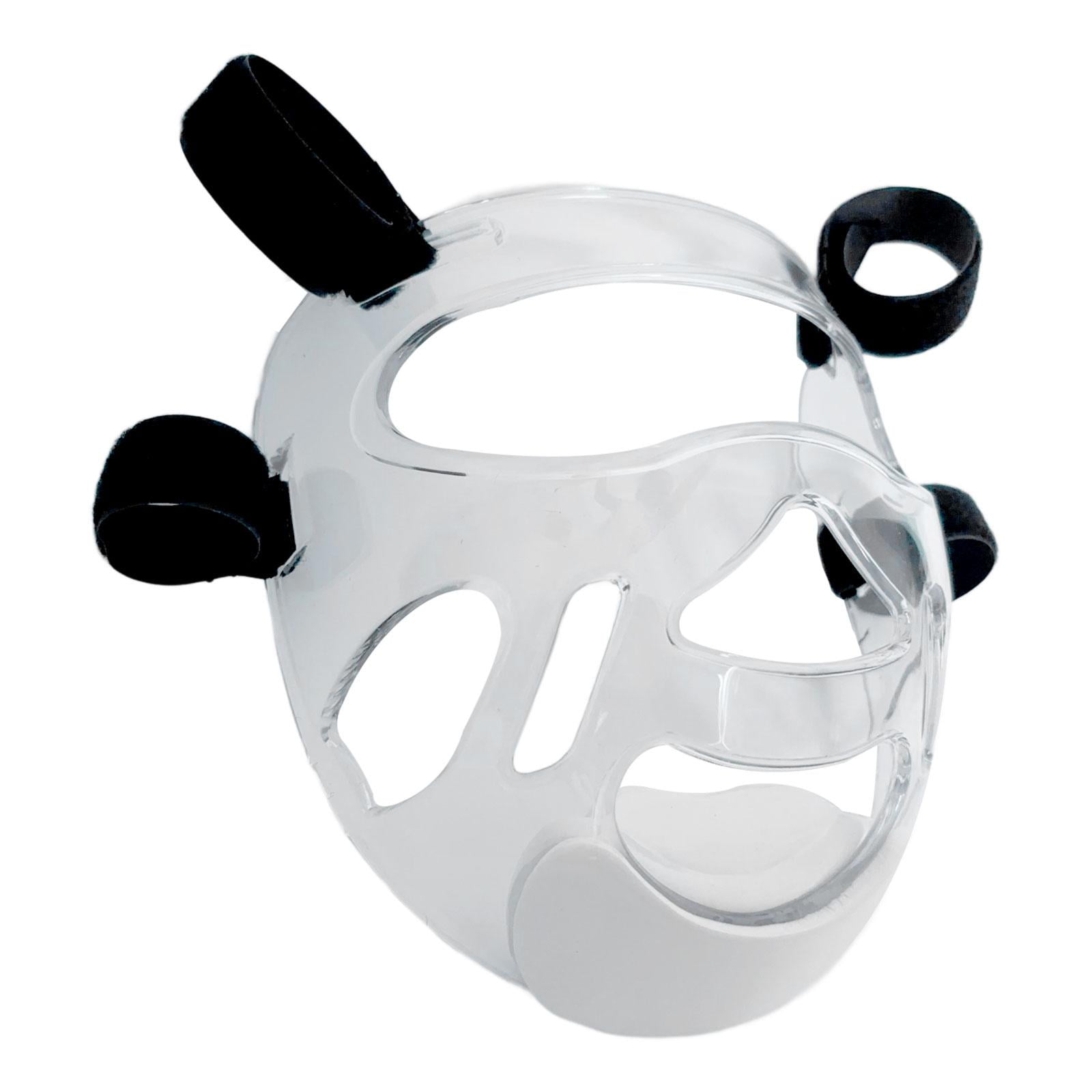 Magideal - Máscara De Taekwondo Transparente Para Entrenamiento De Softbol, Transpirable, Extraíble, Protector Facial, Máscara Protectora Facial Completa Para Artes Marciales Grande