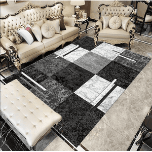 Mundo Shopping - Alfombra Lisa Con Diseño En 3D 200X240Cm
