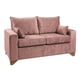 thumbnail image 3 of Sofa Stefanny En Felpa Palo Rosa, 3 of 3