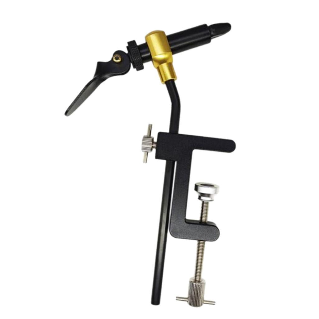Ioensy - Tornillo De Banco Giratorio Para Atado De Moscas, Accesorio De Pesca Ajustable, Herramienta Práctica Para Hacer Moscas