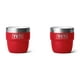thumbnail image 1 of Vaso YETI Rambler, apilable, acero inoxidable, 120 ml, 2 unidades, color rojo, 1 of 3