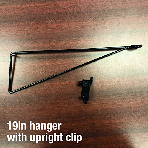 Brazo colgador de metal negro 48 cm