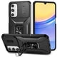 thumbnail image 1 of Funda Armada para Samsung Galaxy A16 con Tapa Deslizante y Soporte Magnético Giratorio Negro, 1 of 5