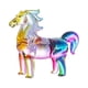 thumbnail image 3 of Figura De Caballo De Cristal Decorativa Y Creativa, Estatua De Caballo Para Oficina Y Sala De Estar, Colorida., 3 of 5