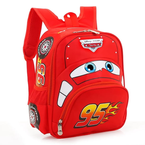 Disney car children's bag kindergarten boy safety backpack primary school students 3-6 years old