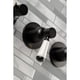 thumbnail image 2 of Grifo para bañera y ducha Kingston Brass Paris KBX8130DPL, color negro, 2 of 9