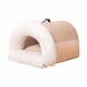 thumbnail image 1 of Nido Para Gatos Semicerrado, Suministros Suaves Para Mascotas, Cama Para Gatos Durmiendo Para Gatitos, Perros, Café, Grande, 1 of 3