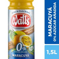 Néctar De Maracuyá 0% Azúcar Añadida Botella 1.5 L Watts