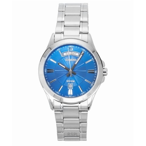 Reloj Analógico Casio Mtp-1381D-2Av Azul Hombre
