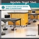 thumbnail image 3 of Taburete Active Learning Learniture de altura ajustable, color negro, 3 of 9