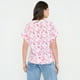 thumbnail image 3 of Blusa Mujer Detalle Botón Flores Fucsia Corona, 3 of 5