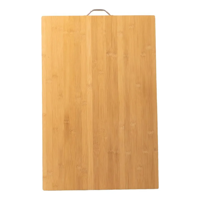 Genérico - Tabla De Madera Bamboo 60X40 Marrón Tamaño Único