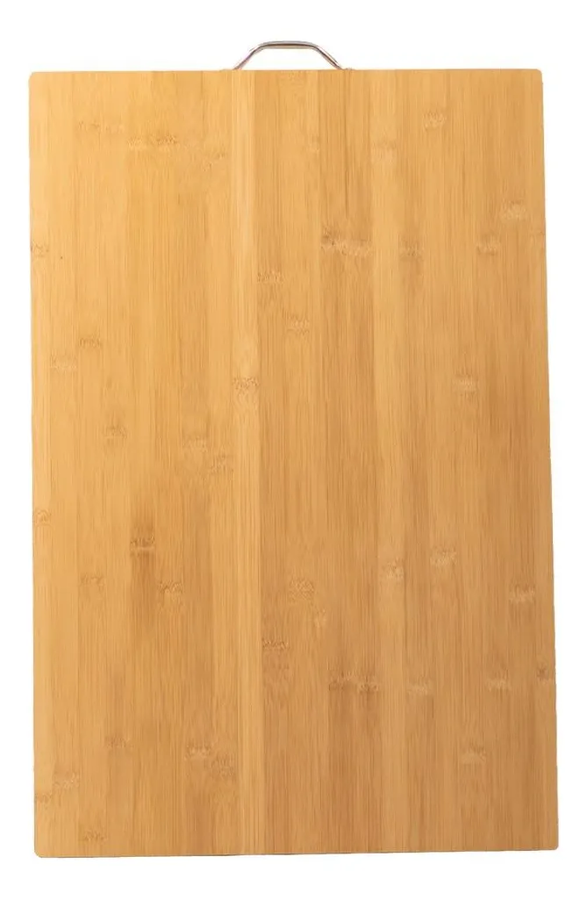 Genérico - Tabla De Madera Bamboo 60X40 Marrón Tamaño Único