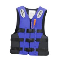 Ioensy - Chaleco Salvavidas Para Adultos, Resistente, Para Kayak, Rafting Y Otros Deportes Acuáticos Al Aire Libre. Talla S, Color Azul.